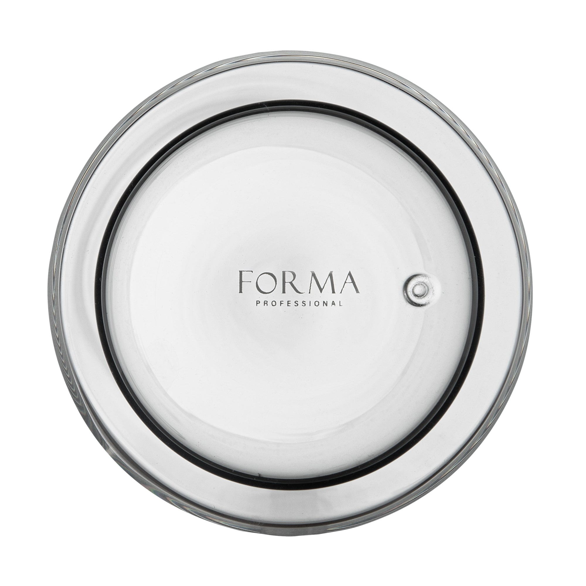 Forma Professional 14 oz Gray Glass Tumbler - Double Wall, Borosilicate - 3 1/4" x 3 1/4" x 5 1/4" - 12 count box