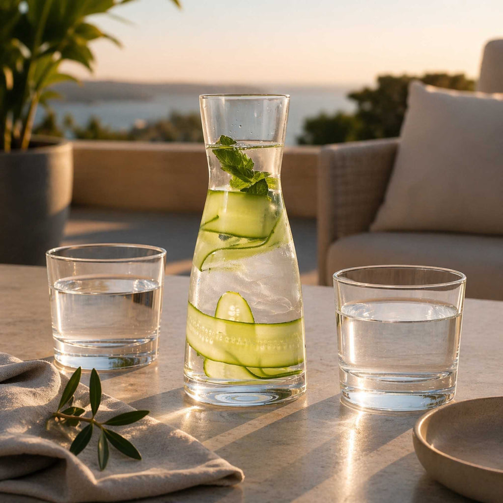 Vetri 1/3L Clear Glass Carafe - 1 count box