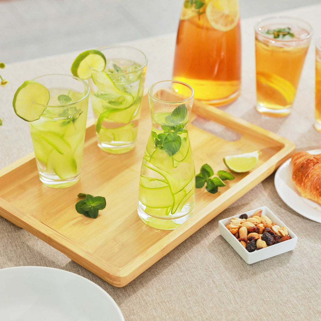 Vetri 1/3L Clear Glass Carafe - 24 count box