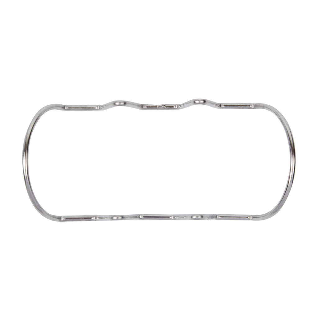 Met Lux Rectangle Silver Stainless Steel Triplo Taco Rack Stand - 3 Tacos - 6 3/4" x 3 1/4" x 1 1/2" - 1 count box