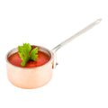 Met Lux 2 oz Copper Stainless Steel Mini Sauce Pan - 5" x 2" x 2" - 1 count box