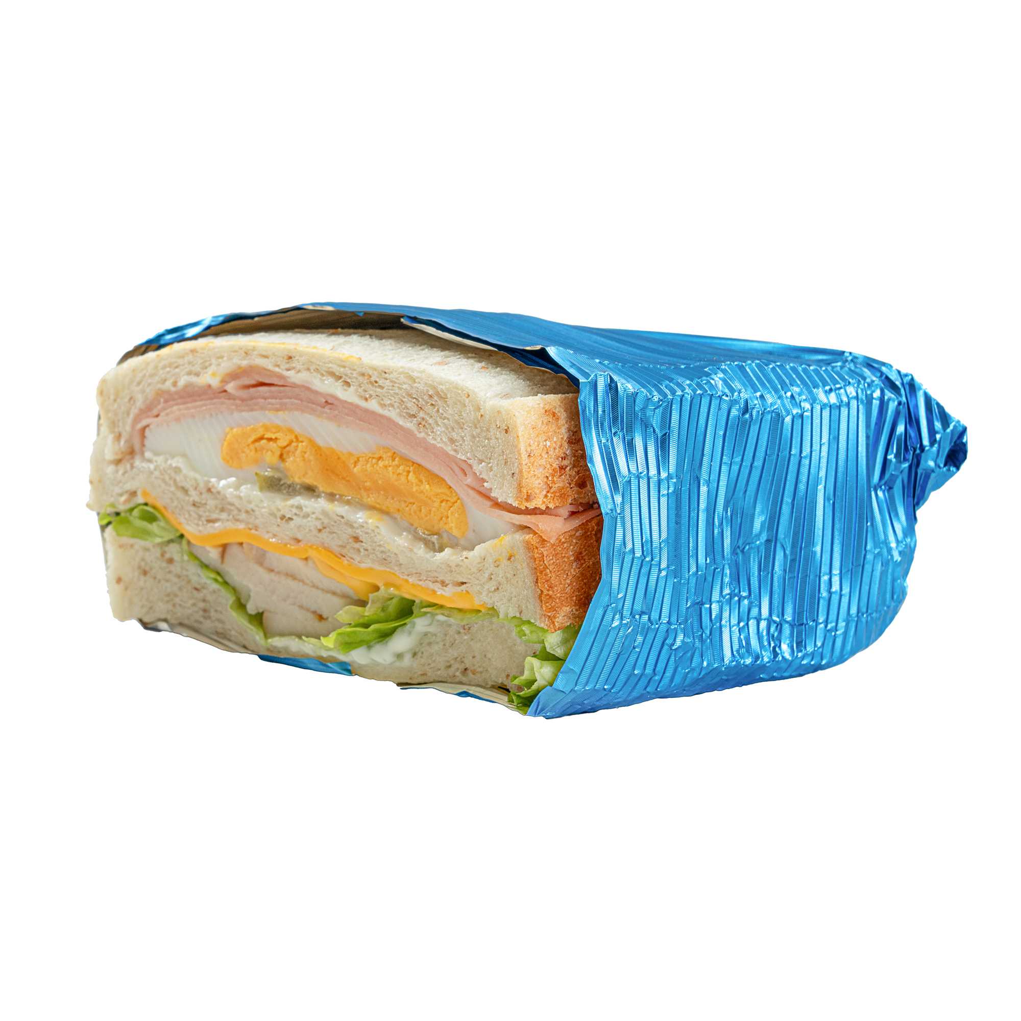 Foil Lux Electric Blue Aluminum Wrap and Basket Liner - Ripple - 12" x 12" - 500 count box