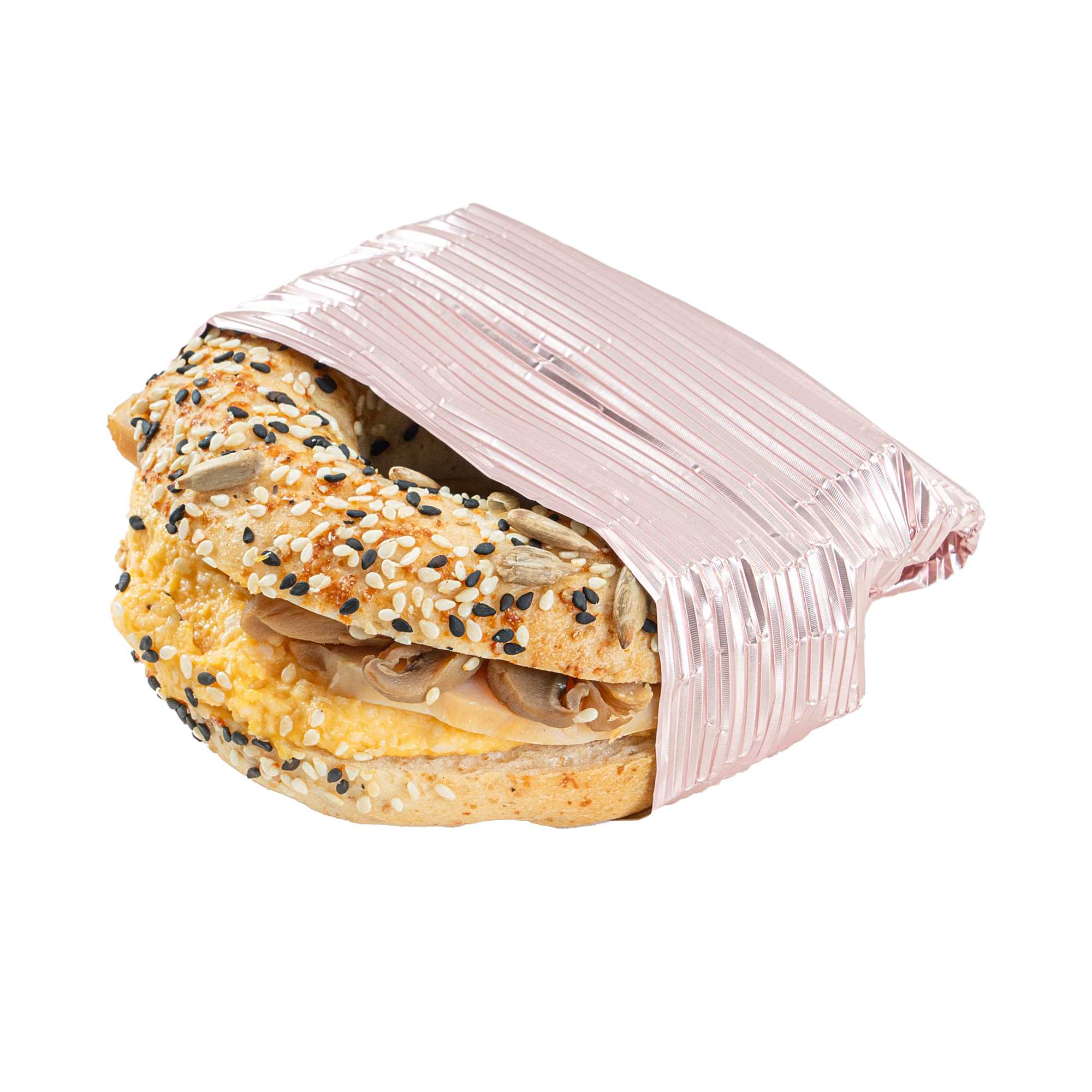 Foil Lux Pink Aluminum Wrap and Basket Liner - Ripple - 12" x 12" - 500 count box