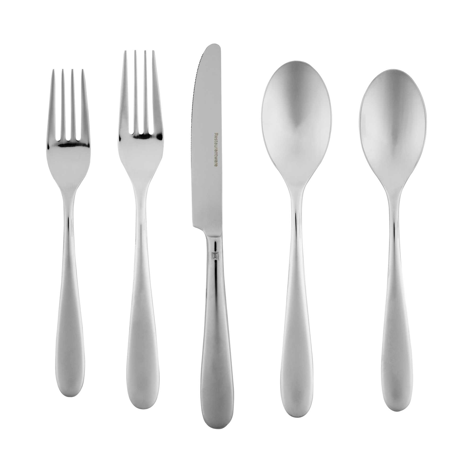 Sovereign 18/10 Stainless Steel Flatware Set - with Service for 2 - 10 count box