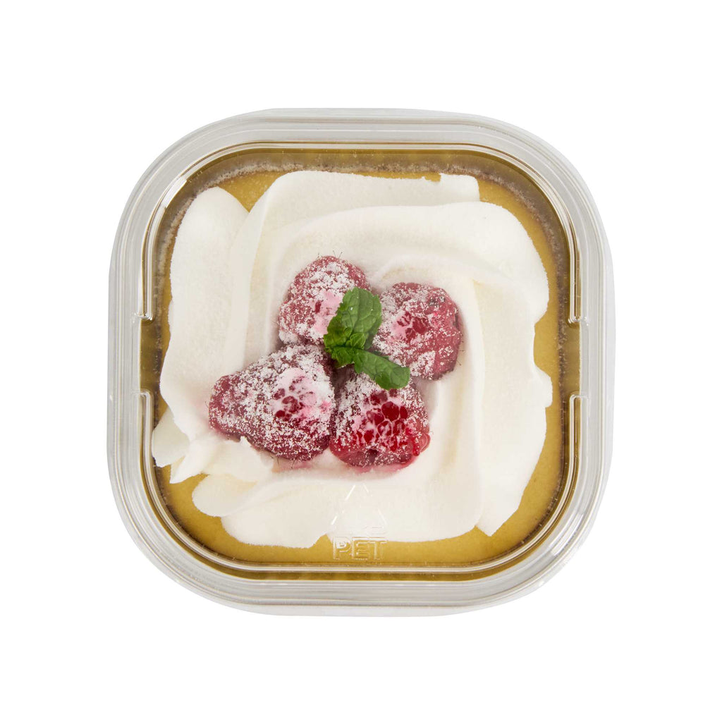Foil Lux Square Clear Plastic Dome Lid - Fits 10 oz Aluminum Baking Cup - 4 1/2" x 4 1/2" x 1" - 100 count box