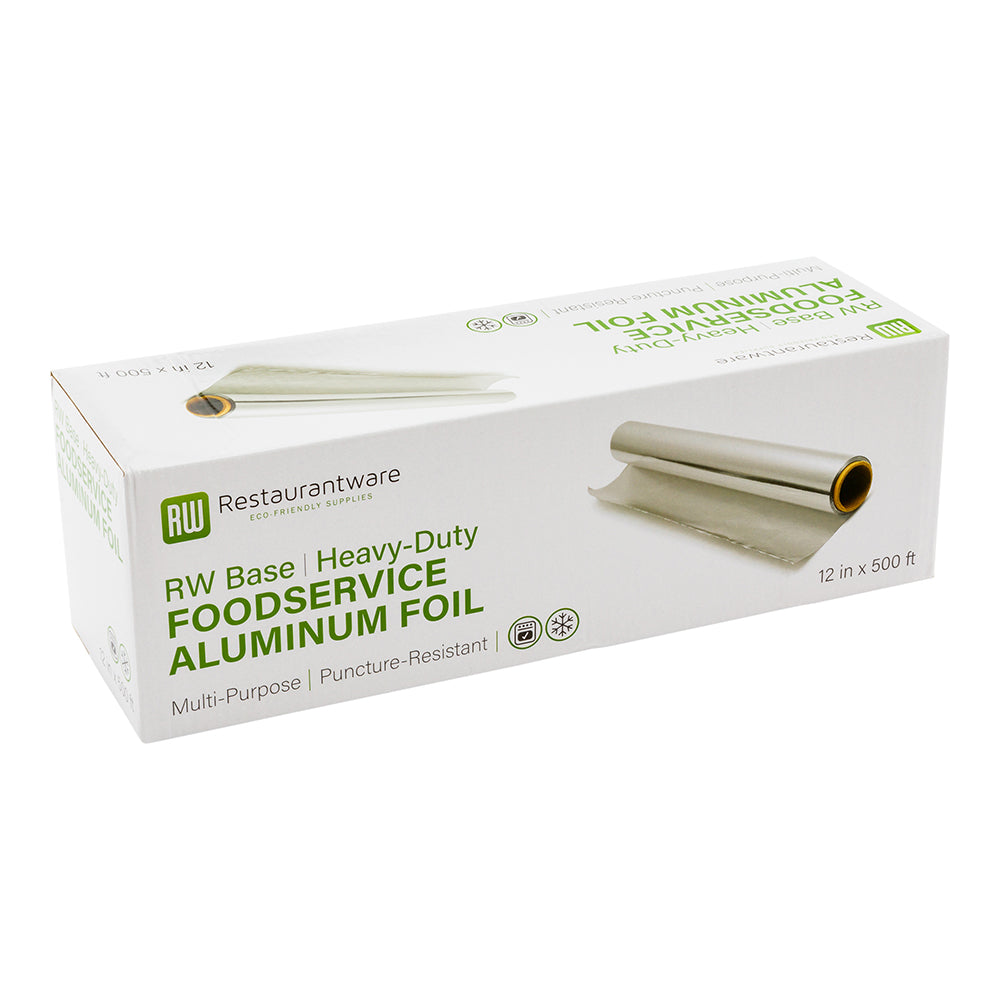 Chef 101 Foodservice Heavy-Duty Aluminum Foil Roll - 12" x 500' - 1 count box