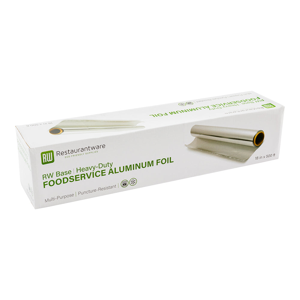 Chef 101 Foodservice Heavy-Duty Aluminum Foil Roll - 18" x 500' - 1 count box