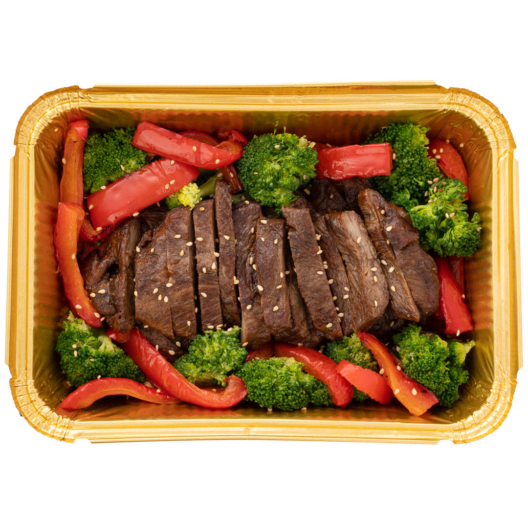 Foil Lux 41 oz Rectangle Black and Gold Aluminum Container - 8 3/4" x 6" x 2 1/4" - 200 count box