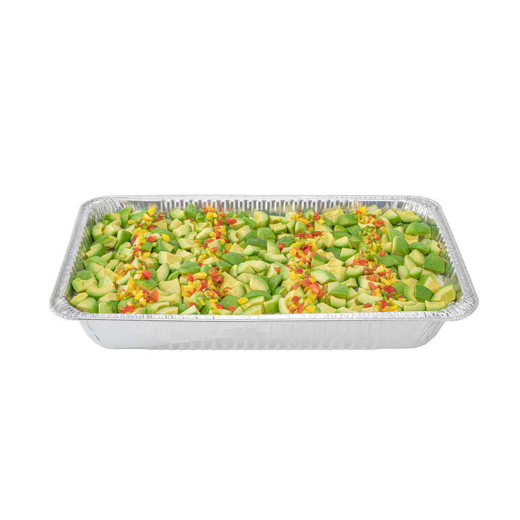 Foil Lux Aluminum Full Size Deep Steam Table Pan - 20 3/4" x 12 3/4" x 3 1/2" - 25 count box