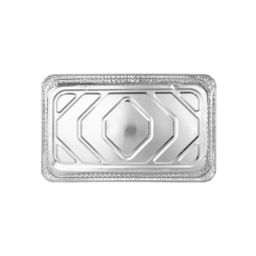 Foil Lux Aluminum Full Size Deep Steam Table Pan - 20 3/4" x 12 3/4" x 3 1/2" - 25 count box