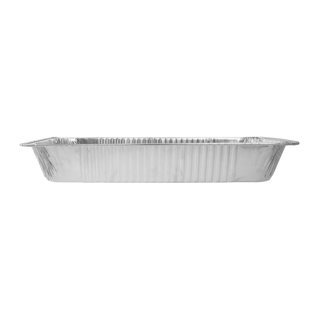 Foil Lux Aluminum Full Size Deep Steam Table Pan - 20 3/4" x 12 3/4" x 3 1/2" - 25 count box