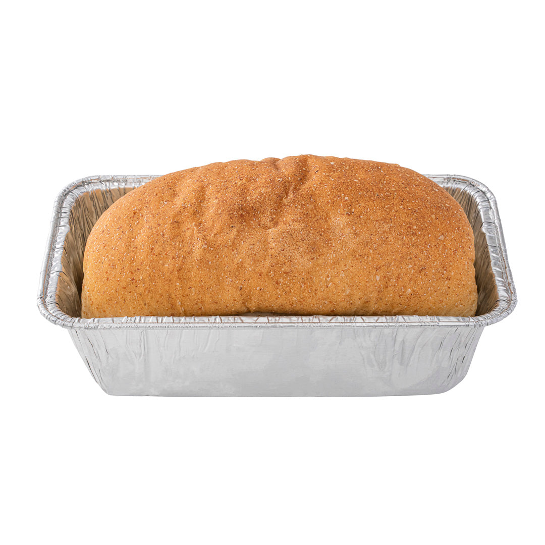 Pastry Tek Silver Aluminum Bread Loaf Pan - 2 lb - 8 1/2" x 4 1/4" x 2 1/2" - 25 count box