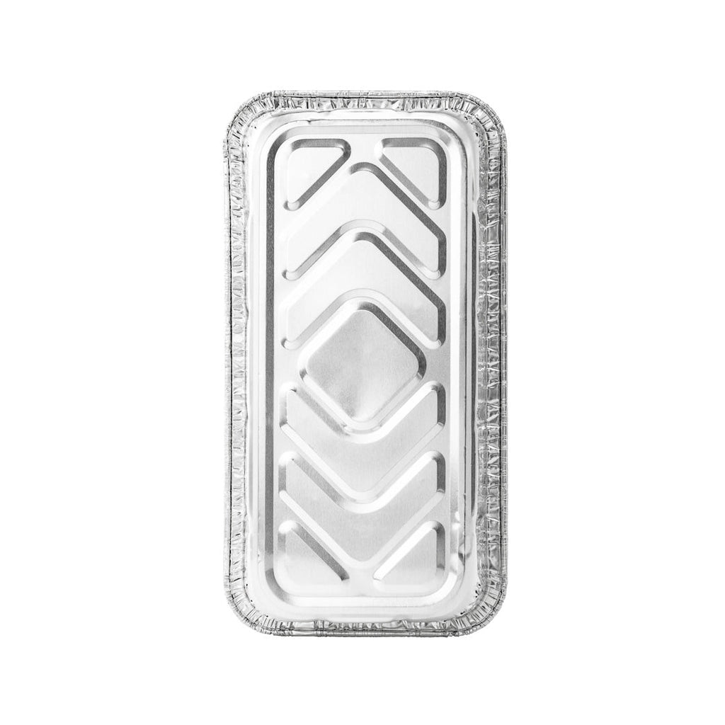 Pastry Tek Silver Aluminum Bread Loaf Pan - 2 lb - 8 1/2" x 4 1/4" x 2 1/2" - 25 count box