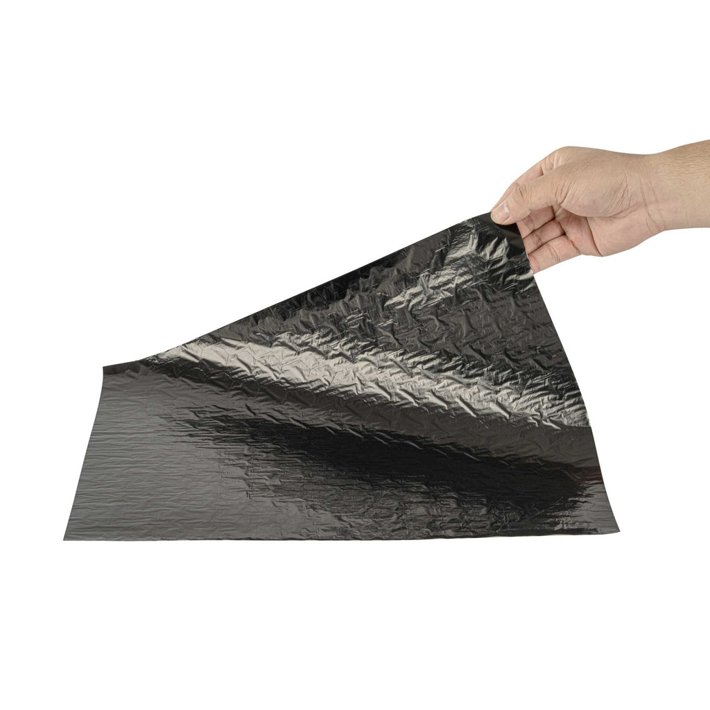 Foil Lux Black Aluminum Sandwich Wrap Sheet - Insulated - 16" x 14" - 500 count box