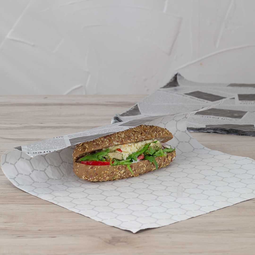 Foil Lux Newsprint Aluminum Sandwich Wrap Sheet - Insulated - 14" x 16" - 500 count box
