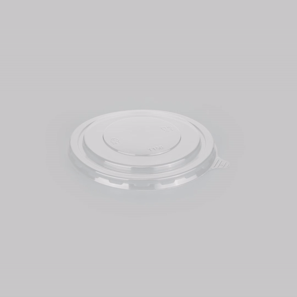Foil Lux Clear Plastic Take Out Container Lid - Fits 37 and 42 oz - 200 count box
