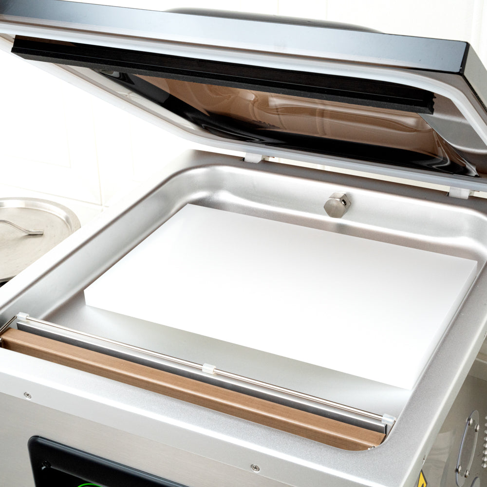 Fresh Hero Stainless Steel Chamber Vacuum Packaging Machine - 16" Seal Bar, Oil Pump - 1 count box