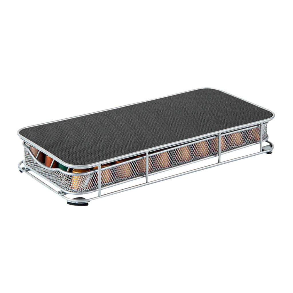 Restpresso Iron Coffee Pod / Capsule Storage Drawer - Holds 40 Nespresso Capsules - 14 3/4" x 7 1/4" x 2 1/2" - 1 count box