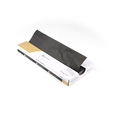 Foil Lux Foodservice Black Aluminum Foil Pop-Up Sheet - Interfolded, Embossed - 12" x 10 3/4" - 2000 count box