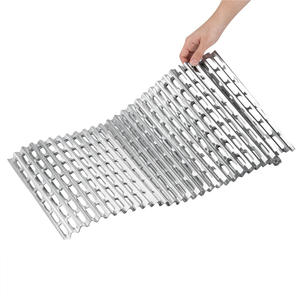 Foil Lux Aluminum Disposable Grill Liner - 19 3/4" x 12" - 200 count box