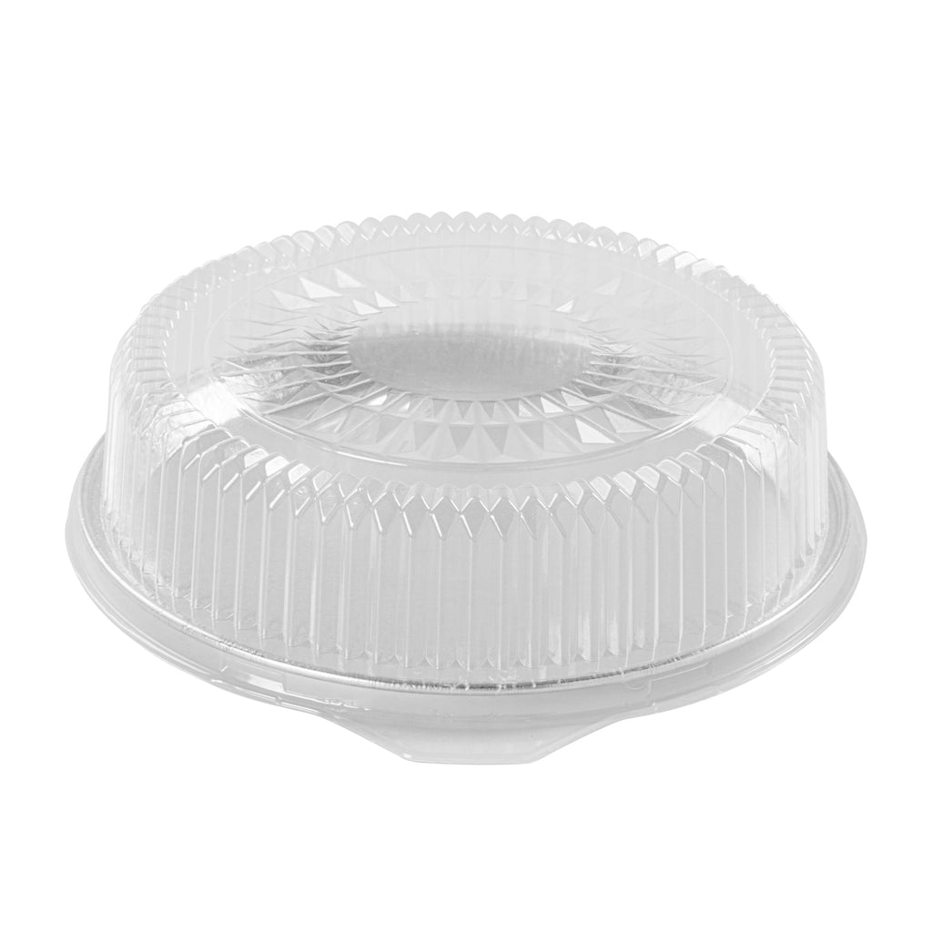 Foil Lux Round Aluminum Catering Tray - 12" - 50 count box