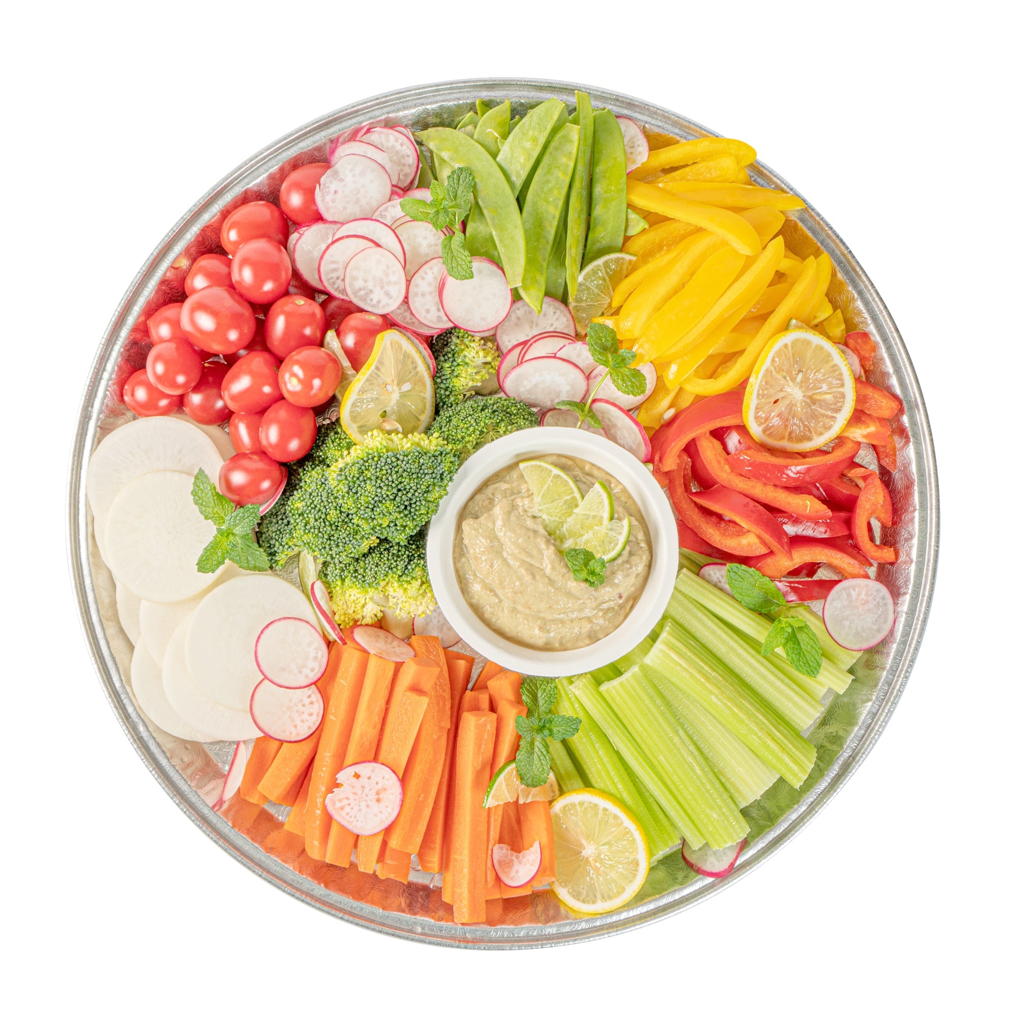 Foil Lux Round Aluminum Catering Tray - 16" - 10 count box