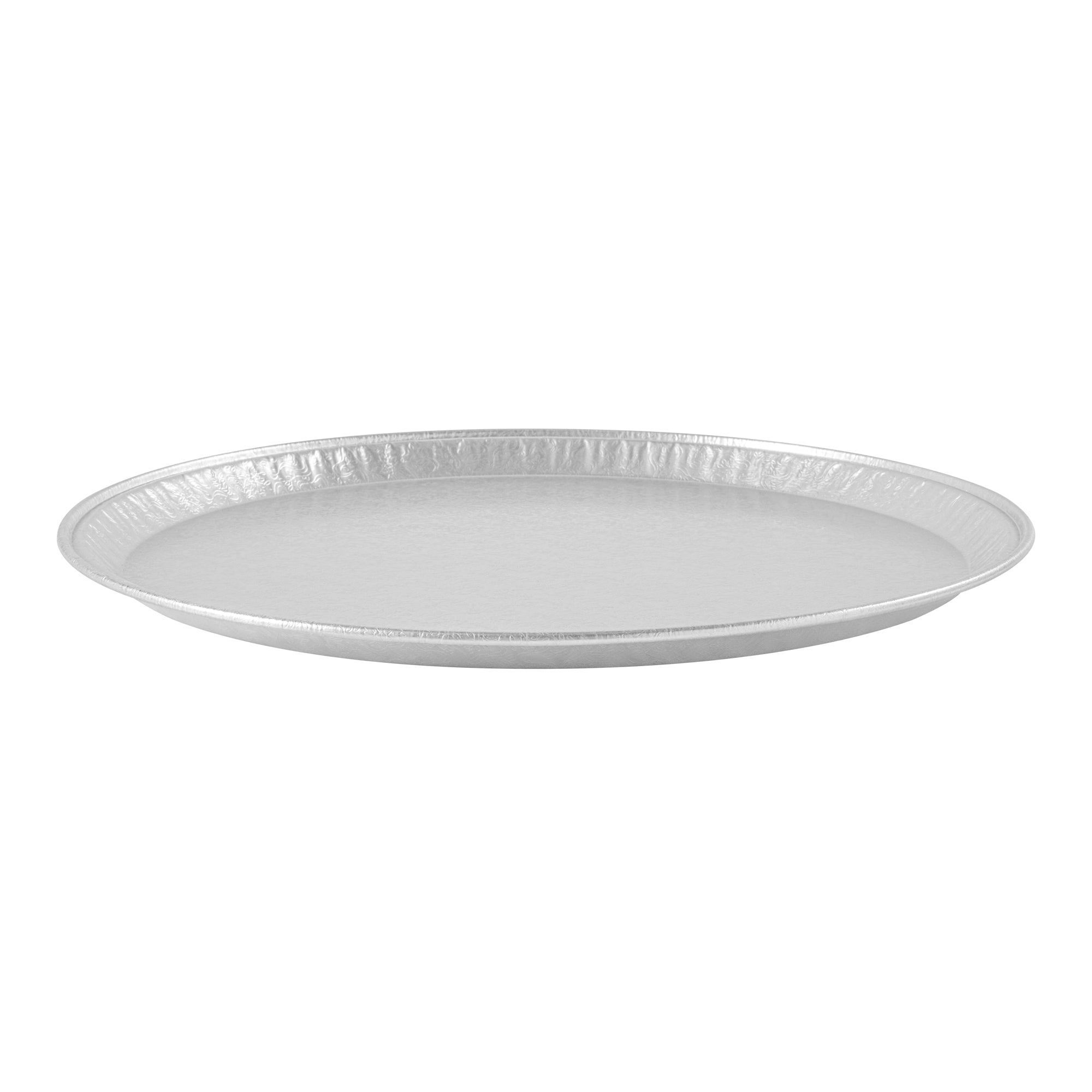 Foil Lux Round Aluminum Catering Tray - 16" - 20 count box