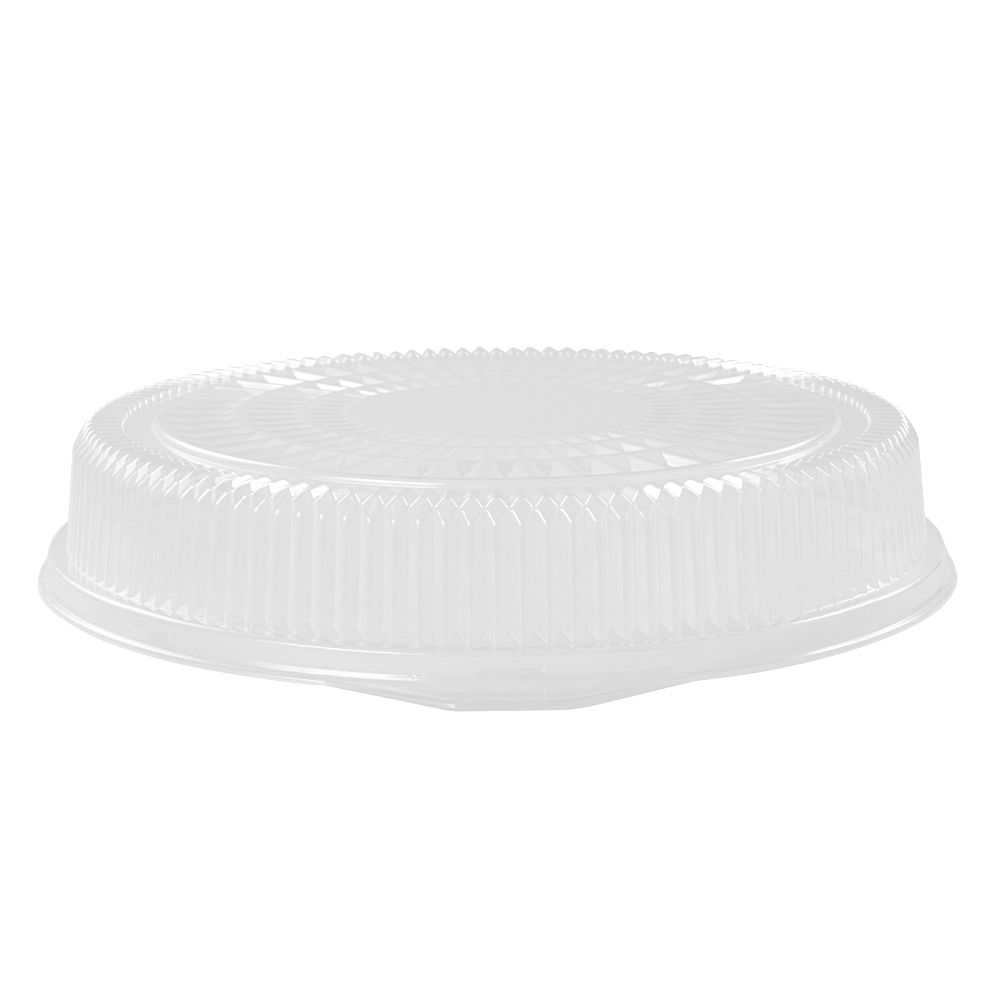 Foil Lux Round Clear Plastic Dome Lid - Fits 16" Catering Tray - 10 count box