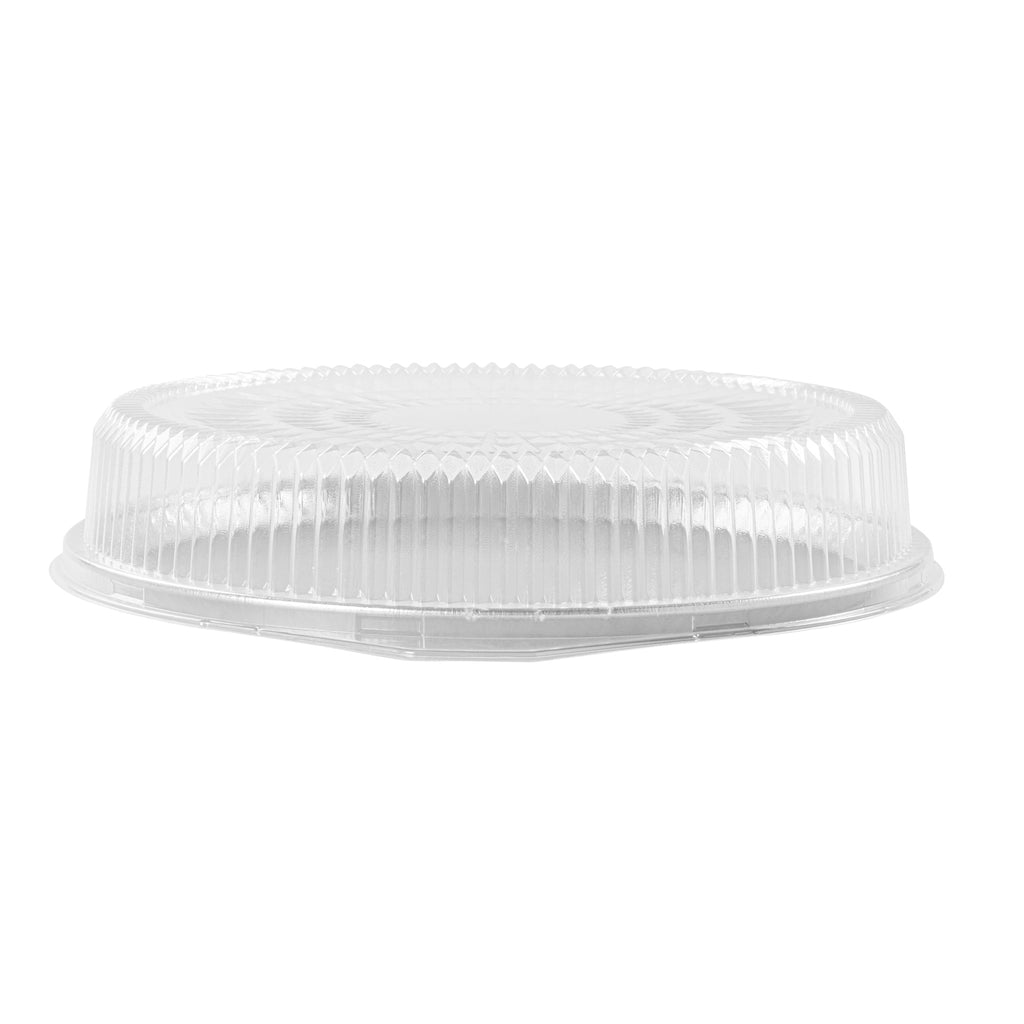 Foil Lux Round Clear Plastic Dome Lid - Fits 16" Catering Tray - 20 count box