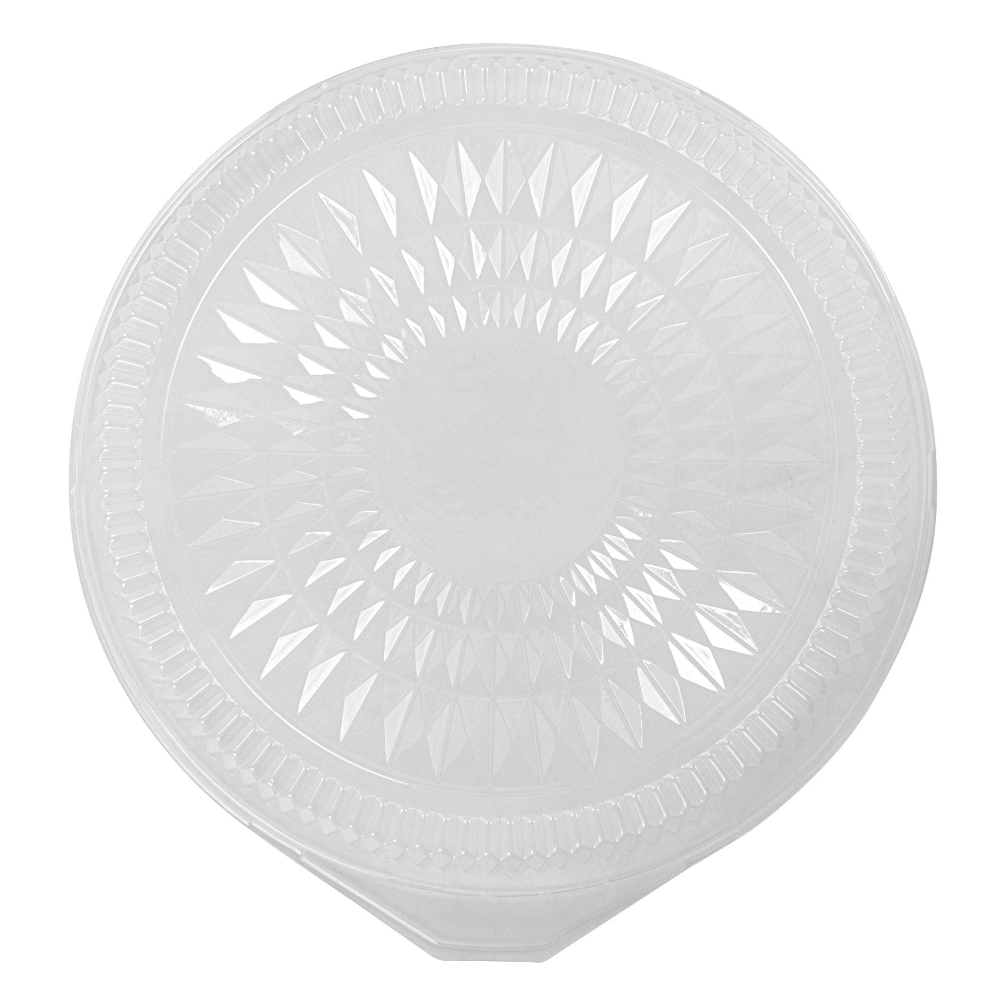 Foil Lux Round Clear Plastic Dome Lid - Fits 16" Catering Tray - 20 count box