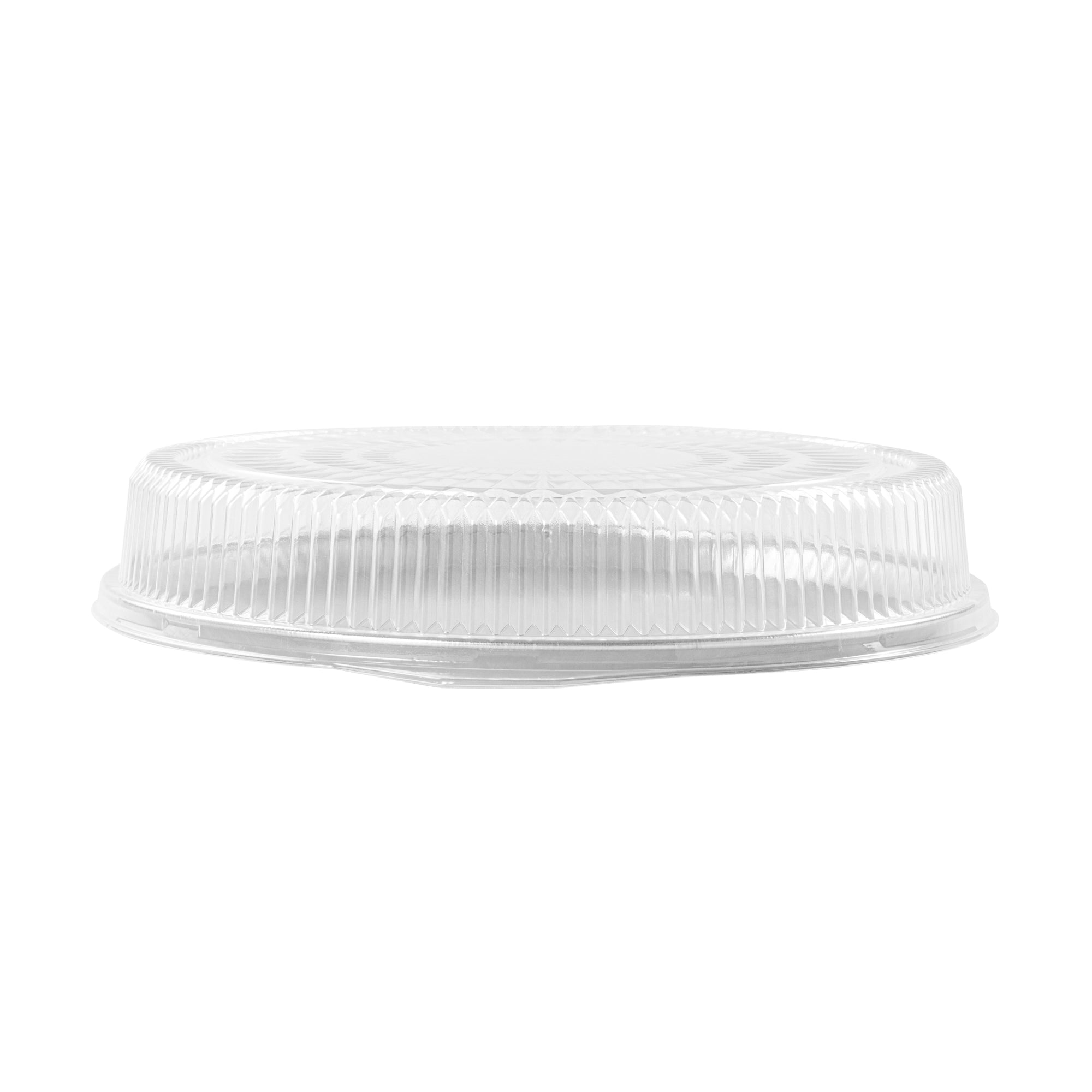 Foil Lux Round Clear Plastic Dome Lid - Fits 18" Catering Tray - 20 count box