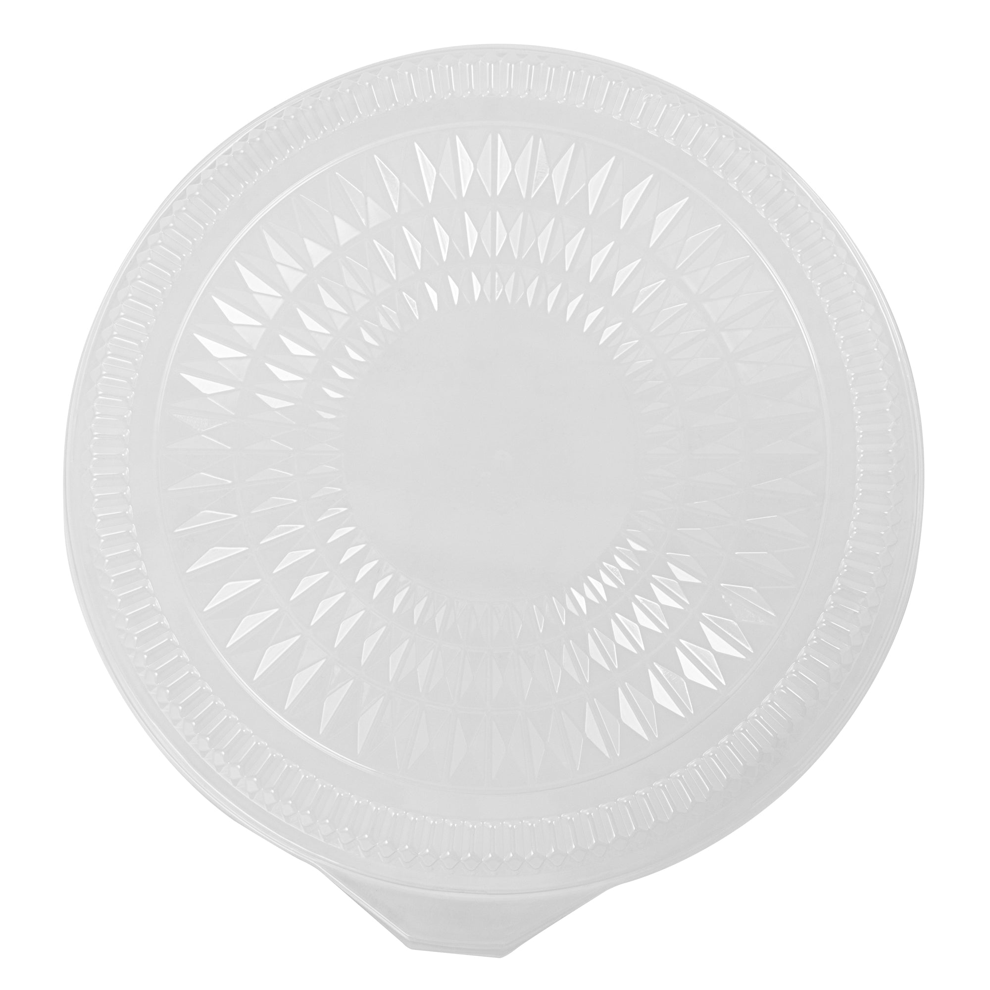 Foil Lux Round Clear Plastic Dome Lid - Fits 18" Catering Tray - 20 count box
