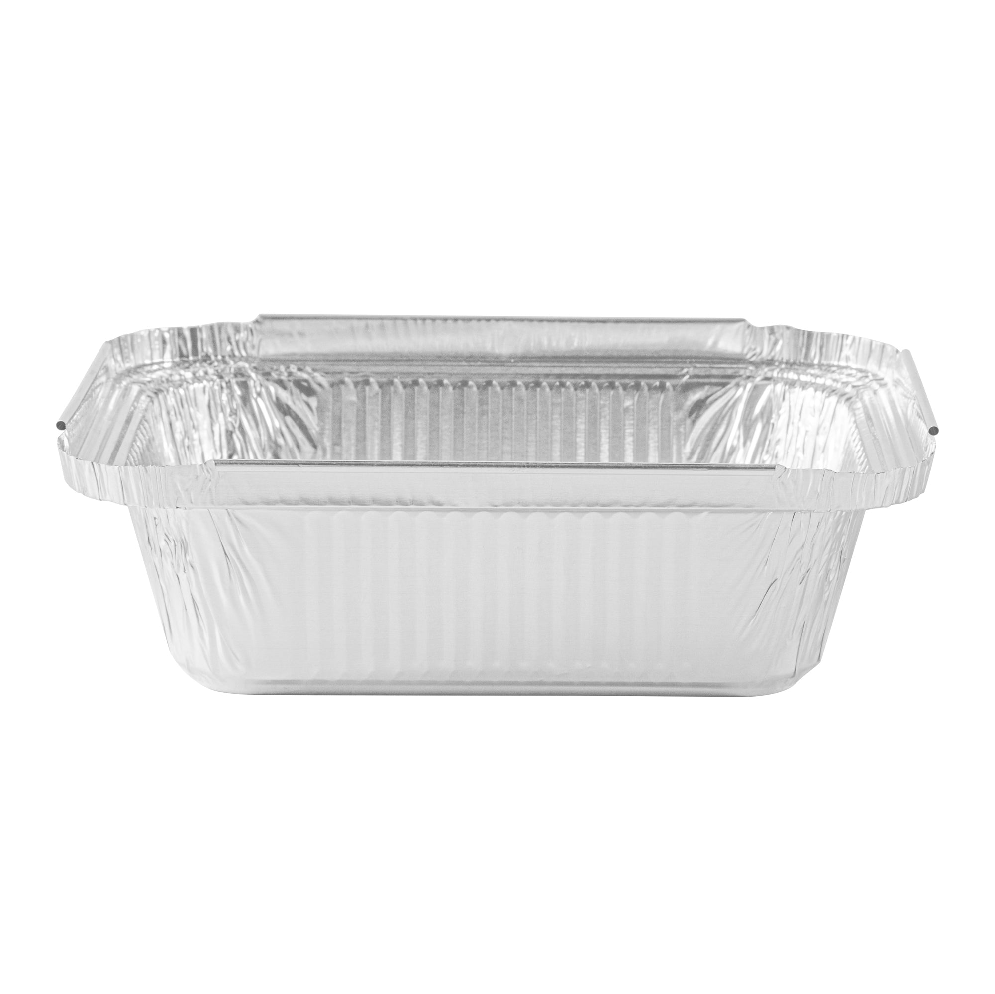 Foil Lux 1 lb Oblong Aluminum Container - 5 3/4" x 4 3/4" x 1 1/2" - 100 count box