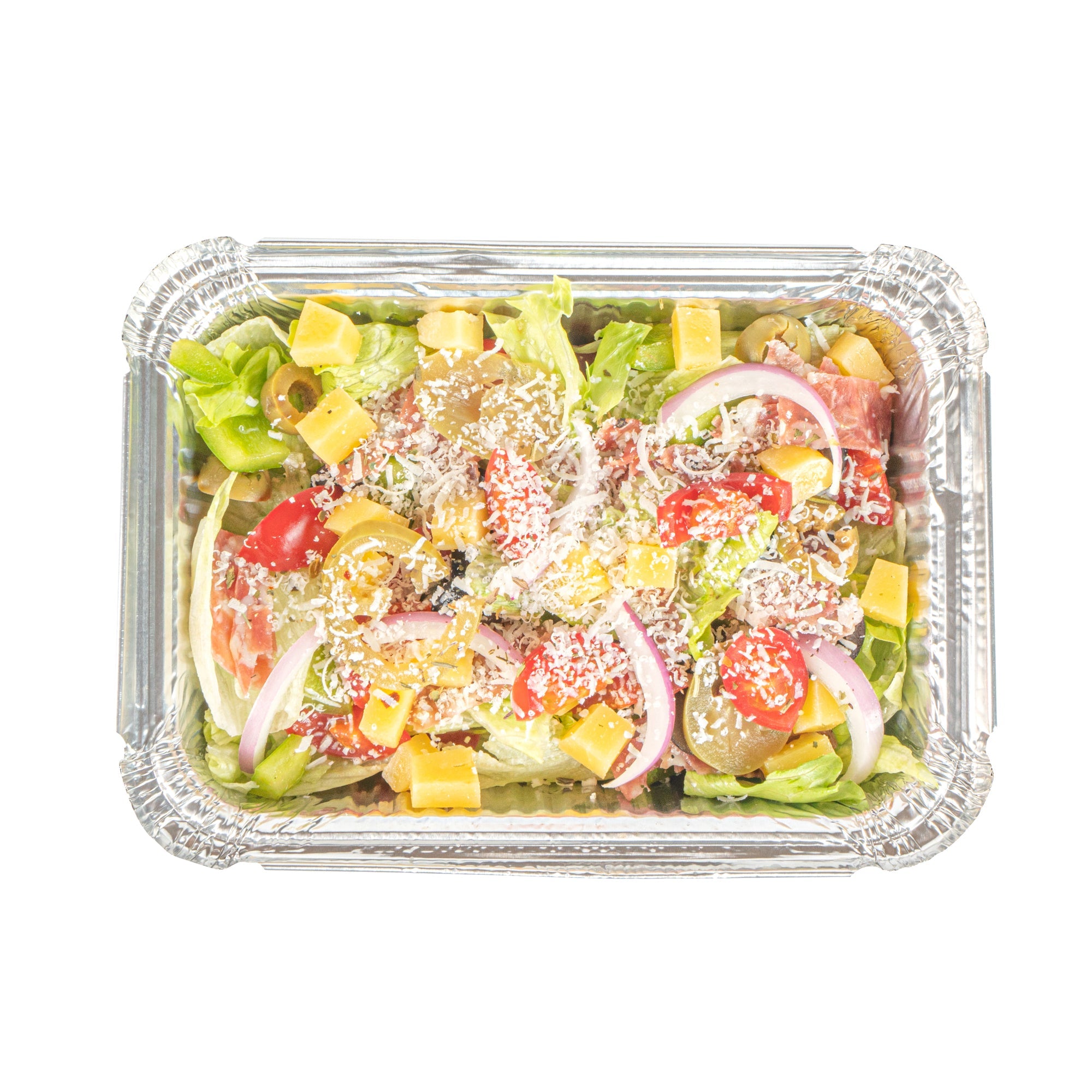 Foil Lux 1 1/2 lb Oblong Aluminum Container - 7 1/4" x 5 1/4" x 1 3/4" - 100 count box
