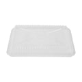 Foil Lux Oblong Clear Plastic Lid - Fits 1 1/2 lb Container - 100 count box
