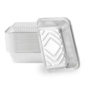 Foil Lux 2 1/4 lb Oblong Aluminum Container - 8 1/2" x 6 1/4" x 1 3/4" - 100 count box