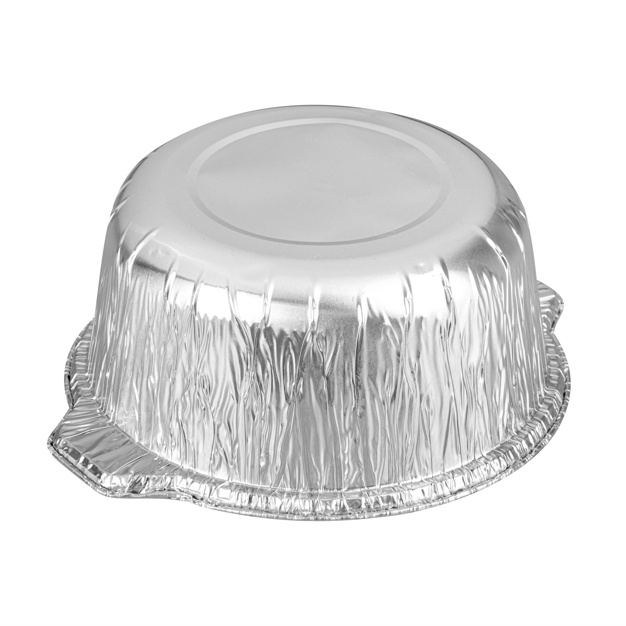 Foil Lux 60 oz Aluminum Foil Pot - with Lid - 9 3/4" x 8 3/4" x 3 3/4" - 10 count box
