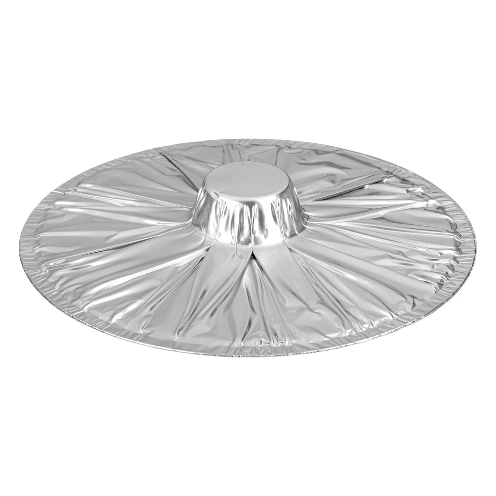 Foil Lux 4 qt Aluminum Foil Pot - with Lid - 11 1/2" x 10 1/4" x 4 3/4" - 100 count box