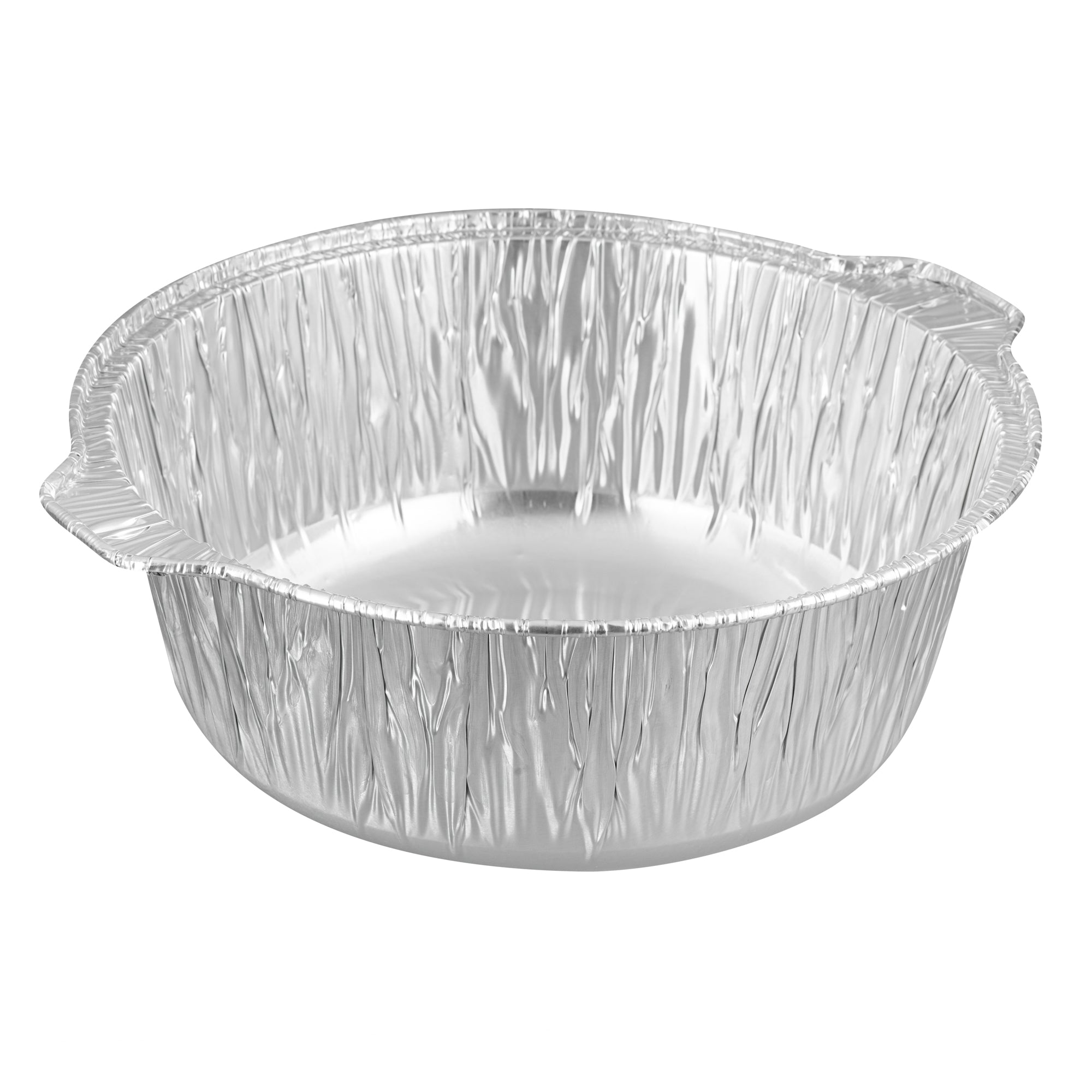 Foil Lux 6 qt Aluminum Foil Pot - with Lid - 13 1/2" x 12" x 4 3/4" - 10 count box