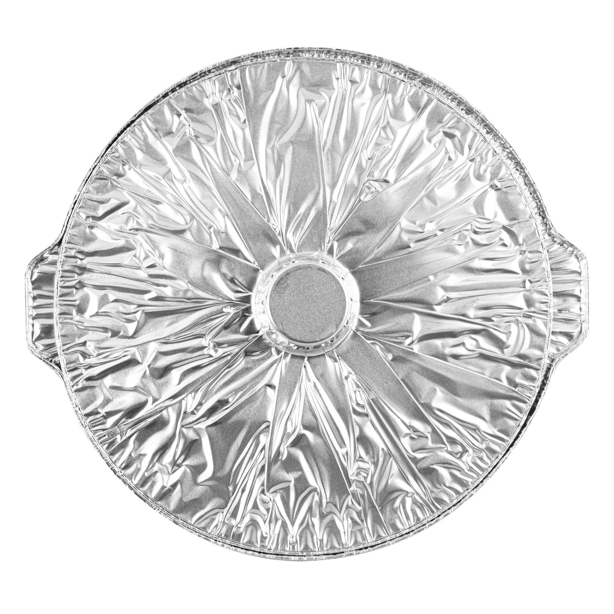 Foil Lux 8 qt Aluminum Foil Pot - with Lid - 15 1/4" x 14" x 4 3/4" - 50 count box
