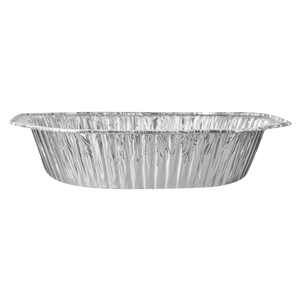 Foil Lux Oval Aluminum Foil Roast Pan - 17 1/2" x 14" x 3 1/4" - 10 count box