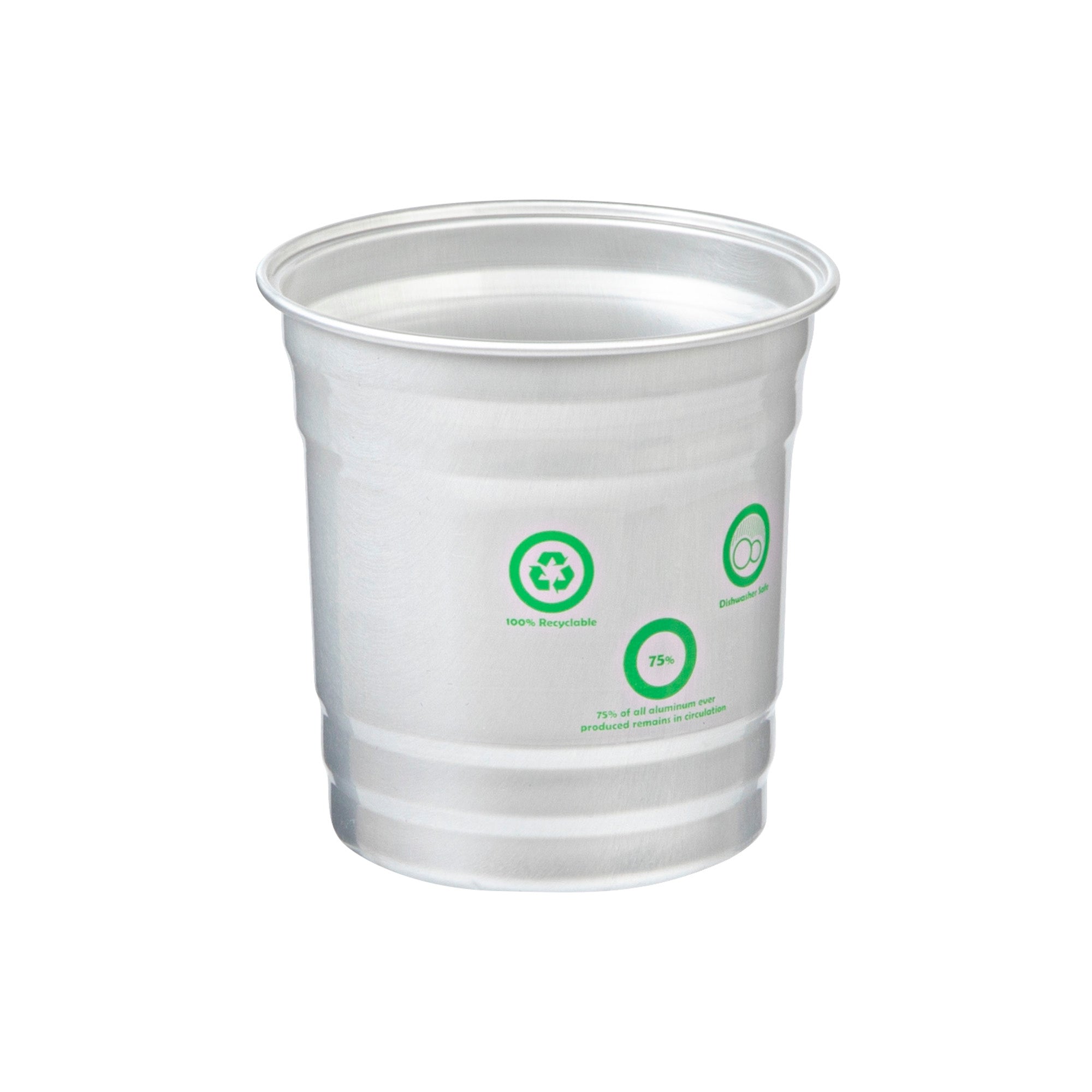 Saving Nature 10 oz Aluminum Drinking Cup - 3 1/2" x 3 1/2" x 3" - 10 count box