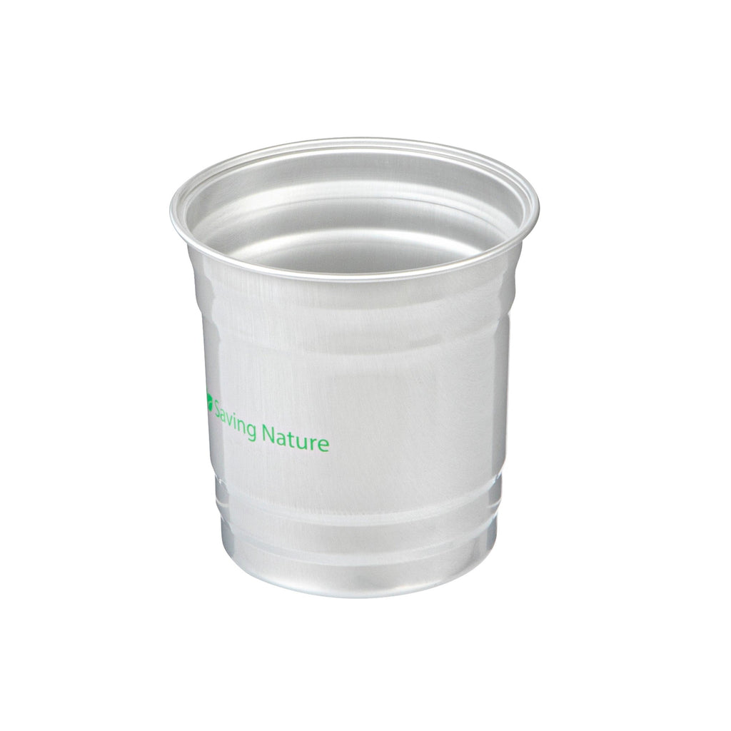 Saving Nature 10 oz Aluminum Drinking Cup - 3 1/2" x 3 1/2" x 3" - 10 count box