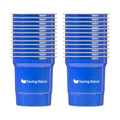 Saving Nature 16 oz Blue Aluminum Drinking Cup - 3 3/4" x 3 3/4" x 4" - 100 count box