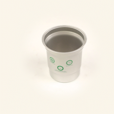 Saving Nature 16 oz Aluminum Drinking Cup - 3 3/4" x 3 3/4" x 4" - 10 count box