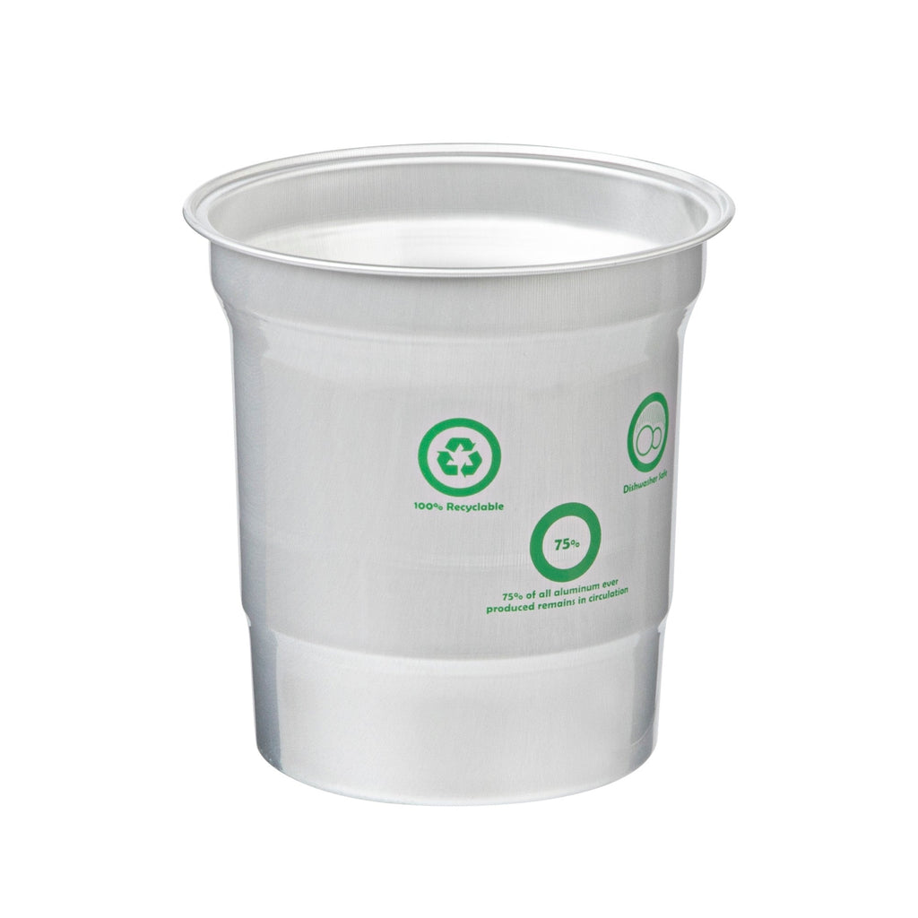 Saving Nature 16 oz Aluminum Drinking Cup - 3 3/4" x 3 3/4" x 4" - 10 count box