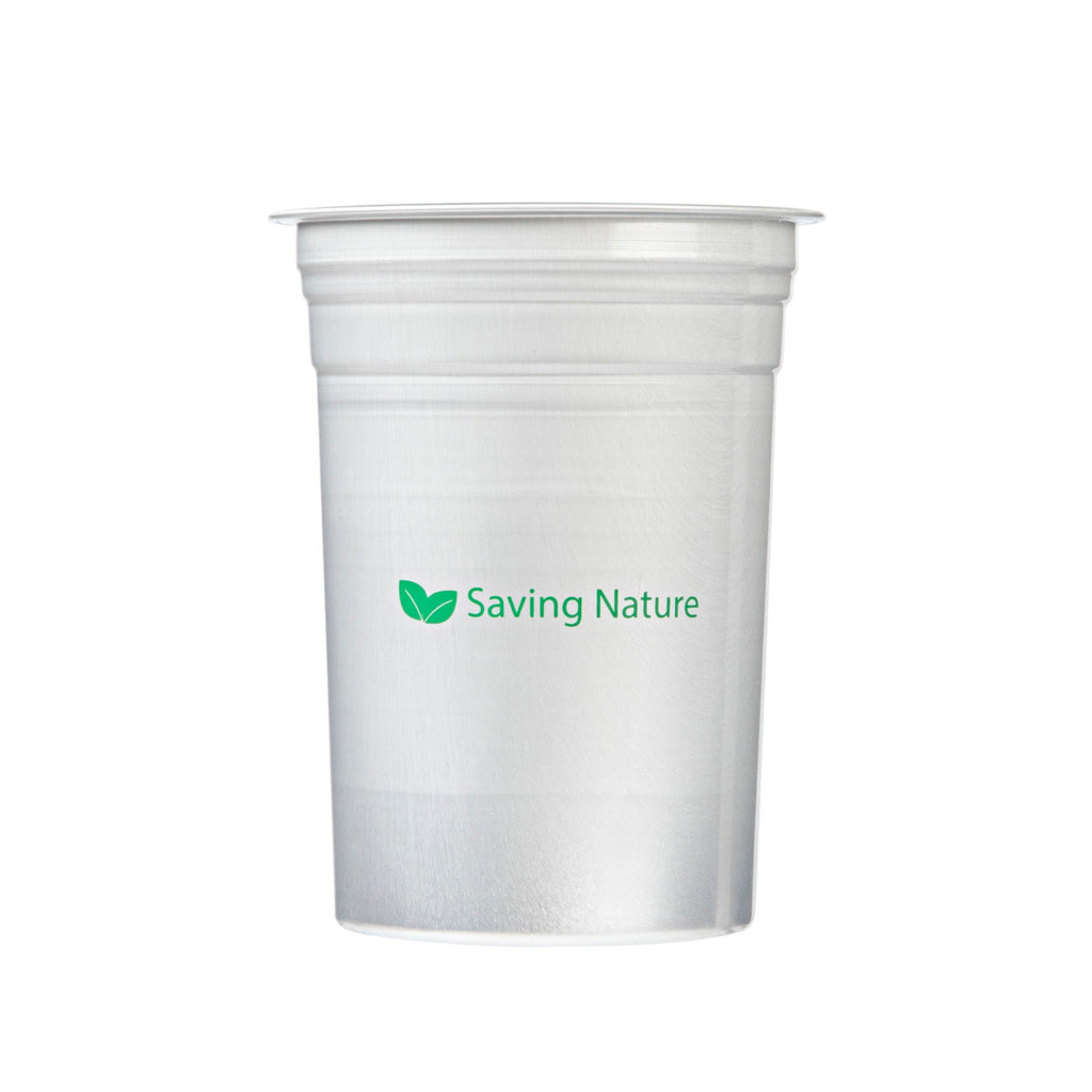 Saving Nature 20 oz Aluminum Drinking Cup - 3 3/4" x 3 3/4" x 5" - 10 count box