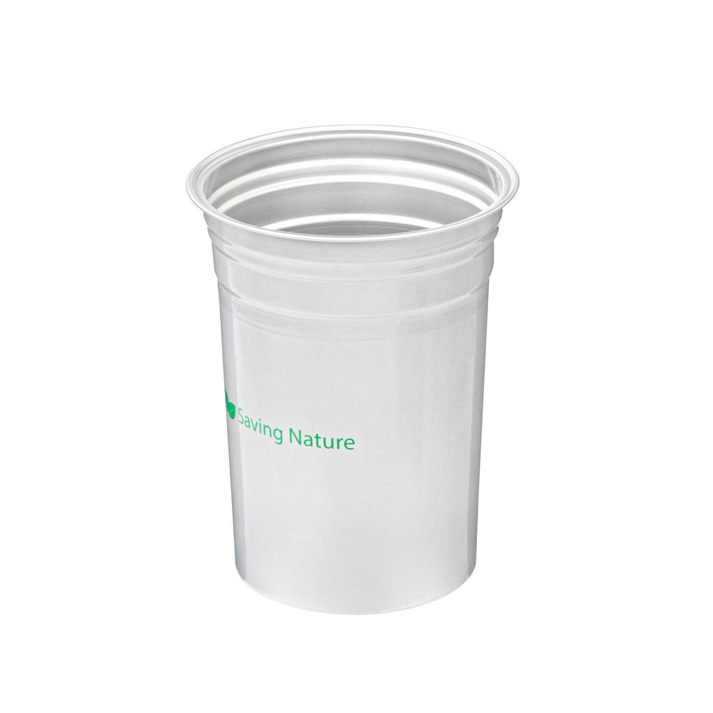 Saving Nature 20 oz Aluminum Drinking Cup - 3 3/4" x 3 3/4" x 5" - 10 count box