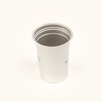 Saving Nature 20 oz Aluminum Drinking Cup - 3 3/4" x 3 3/4" x 5" - 100 count box