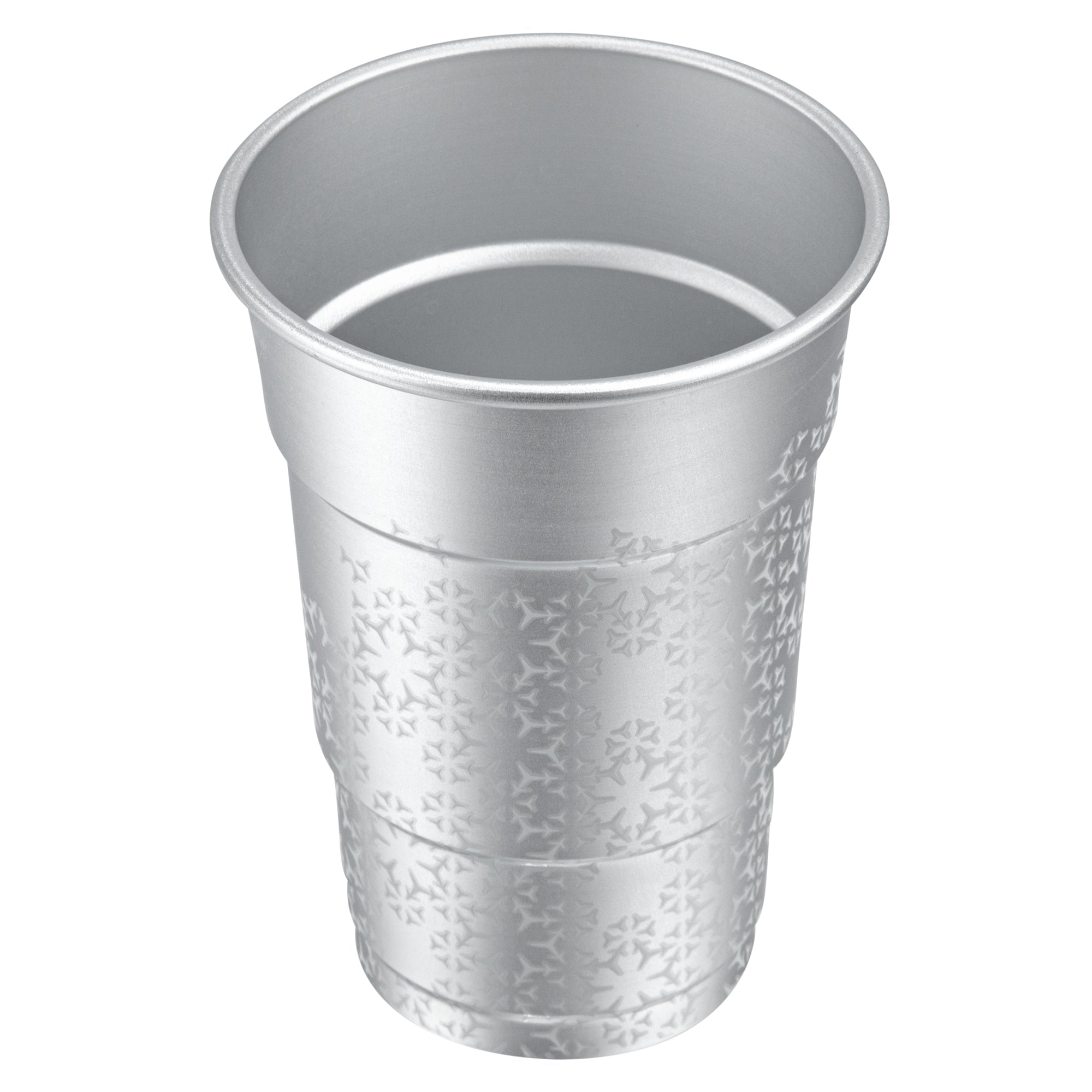 Saving Nature 16 oz Aluminum Color Changing Drinking Cup - 3 1/2'' x 3 1/2'' x 5'' - 4 count box